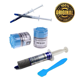 Pasta Térmica Prata Alta Performance HY510 Original Halnziye com Pazinha Espátula para Aplicação em Oferta na Shopee