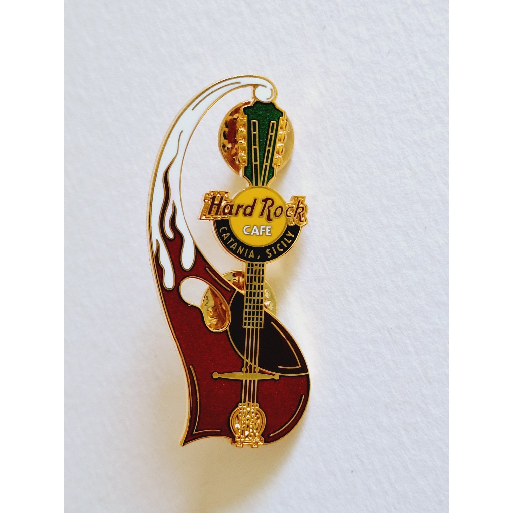 Pin / Broche - Hard Rock Cafe - Catania - Lyra Harp Guitar