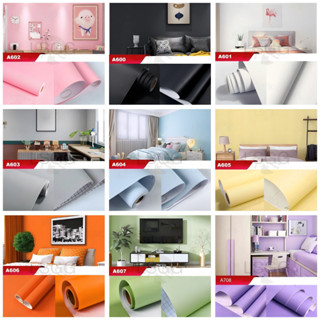 Papel de Parede / Adesivo Cor Solida Autocolante 5 metros - Diferente tipos de Modelos em Oferta na Shopee