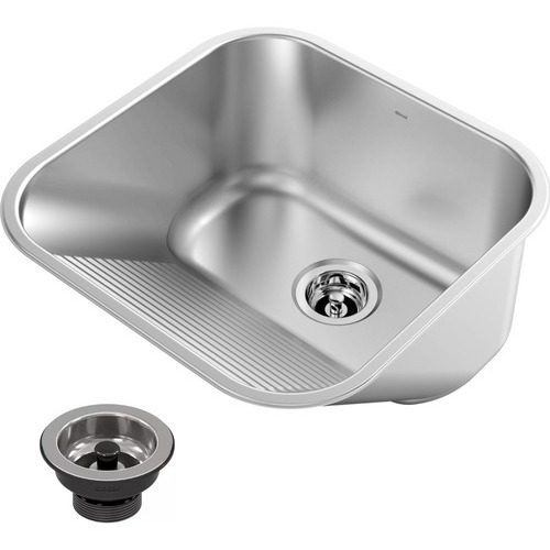 Tanque Monobloco 40x40x23 Embutir/Sobrepor c/ Válvula Docol Lóggica Aço Inox 304 Polido em Oferta na Shopee
