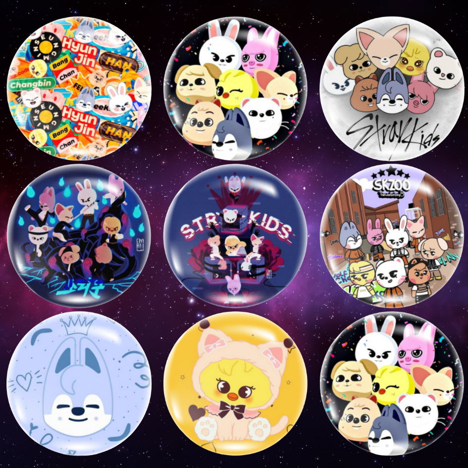 Bottons Broches Stray Kids Skzoo(4,5cm) em Oferta na Shopee