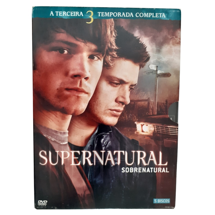Box DVD Supernatural 3ª Temporada (5 discos)