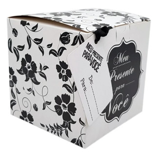Caixinha para Canecas ou Chocolates Kit 10 UNIDADES com Tag e Fita em Oferta na Shopee
