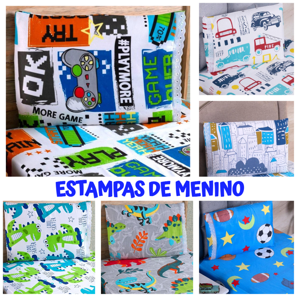 Kit 02 Fronhas 70 X 50 Estampada em Oferta na Shopee