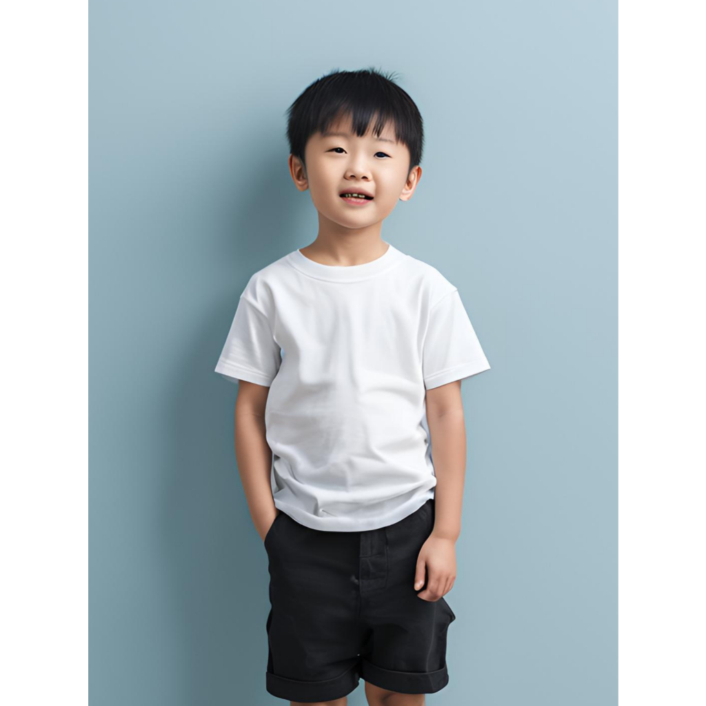 Camiseta Escolar Infantil Branca Lisa Básica Menino Menina - Infantil 100%algodão - 2 ao 14