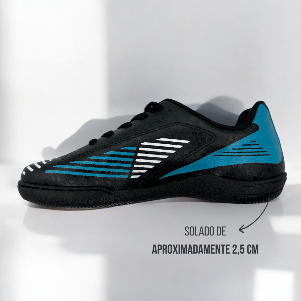 Chuteira Futsal Infantil Molekinho Original Resistente Menino