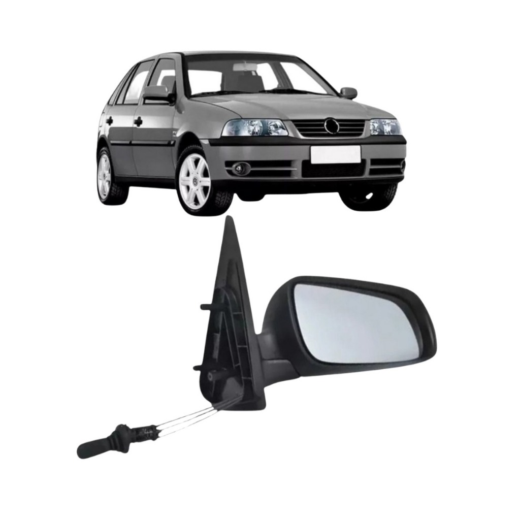 Retrovisor Gol G3 4 Portas Lado Passageiro 1999 2000 A 2005 em Oferta na Shopee