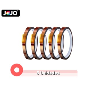 5 KIT Fita Térmica 0,5cm*33m. para Sublimação, fita térmica, fita para sublimação, fita para estampar, fita de proteção em Oferta na Shopee