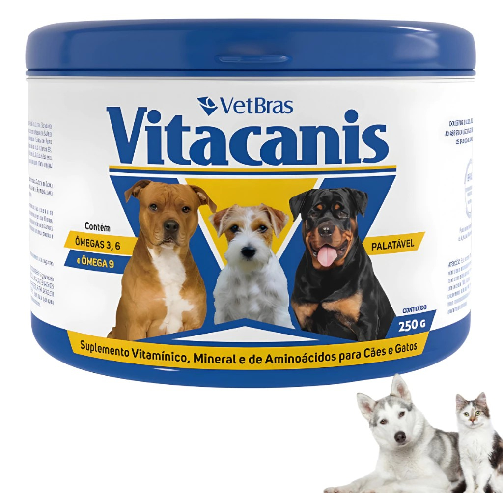 Suplemento Alimentar Para Caes Vitacanis 250g Val: Set 2026 em Oferta na Shopee