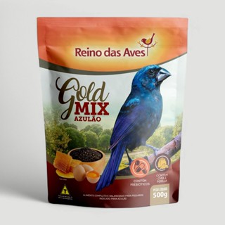 Ração Azulão Gold Mix 500g em Oferta na Shopee