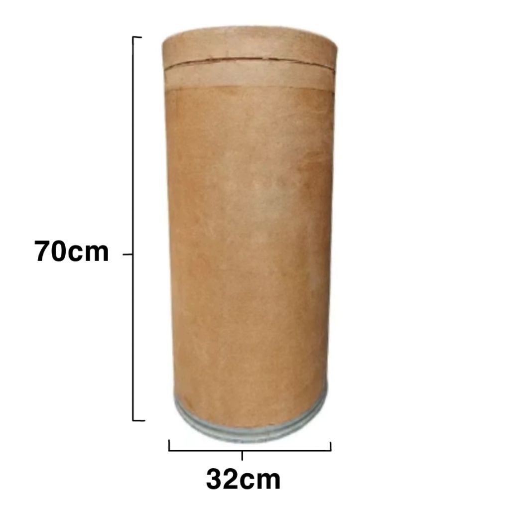 Barrica De Papelão Comporta 50 Kg Vazia Com Tampa - Usada em Oferta na Shopee