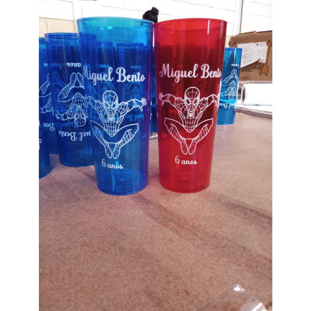 80 COPO (S)  LONG DRINK ARTE EM UMA COR E A MESMA ARTE PARA TODOS OS COPOS em Oferta na Shopee