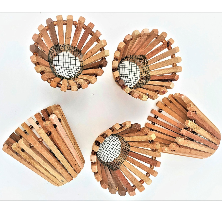 Cachepot Redondo kit com 6 unidades