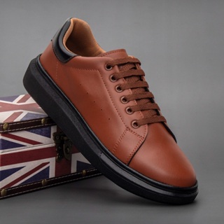 Sapatenis Casual Sola Alta 5cm Oversize Sneaker Caramelo Macio Palmilha Conforto em Oferta na Shopee