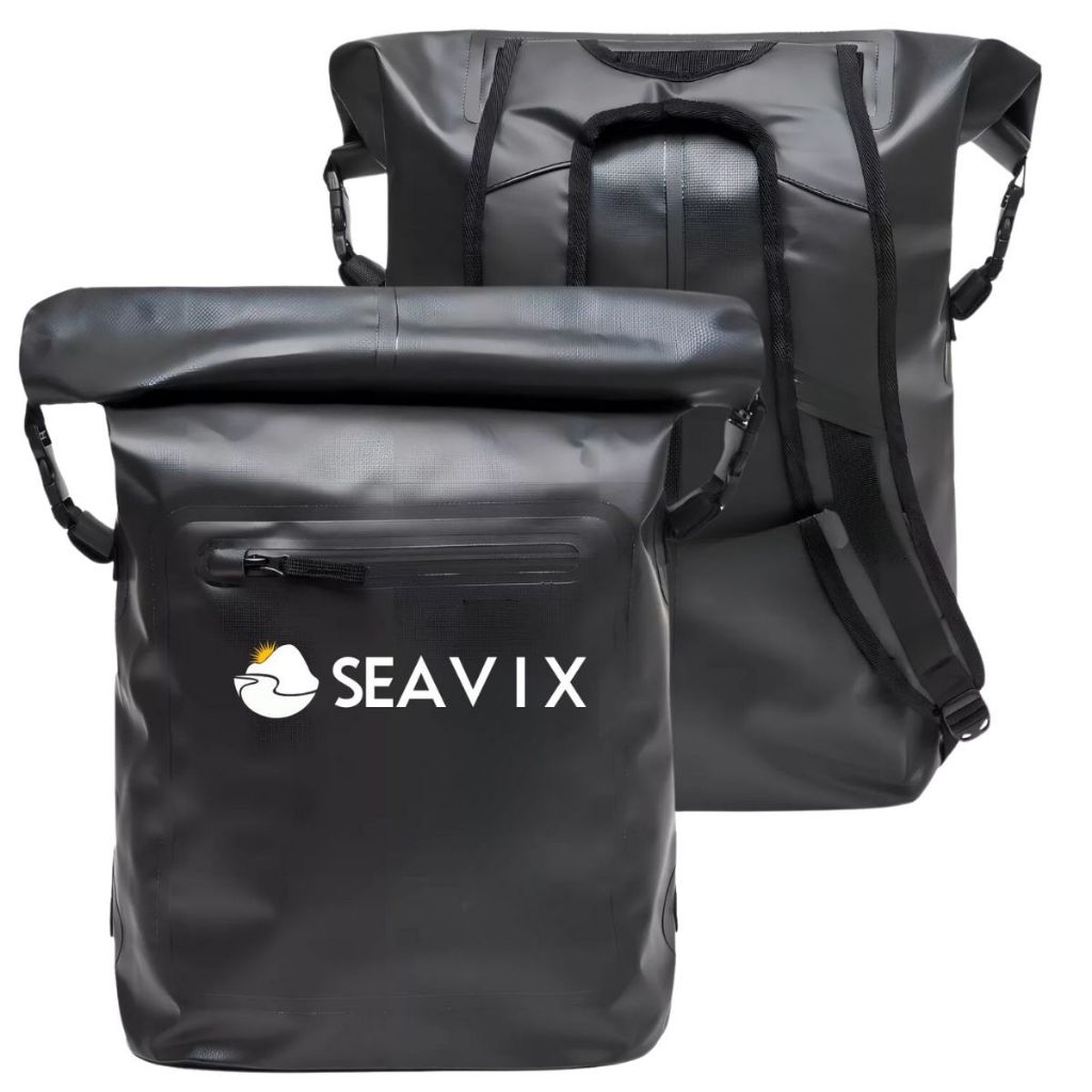 Mochila Estanque Em Pvc Impermeável 49 Lts 55X45X20cm Para Camping Bagageiros Motos Trilhas Seavix