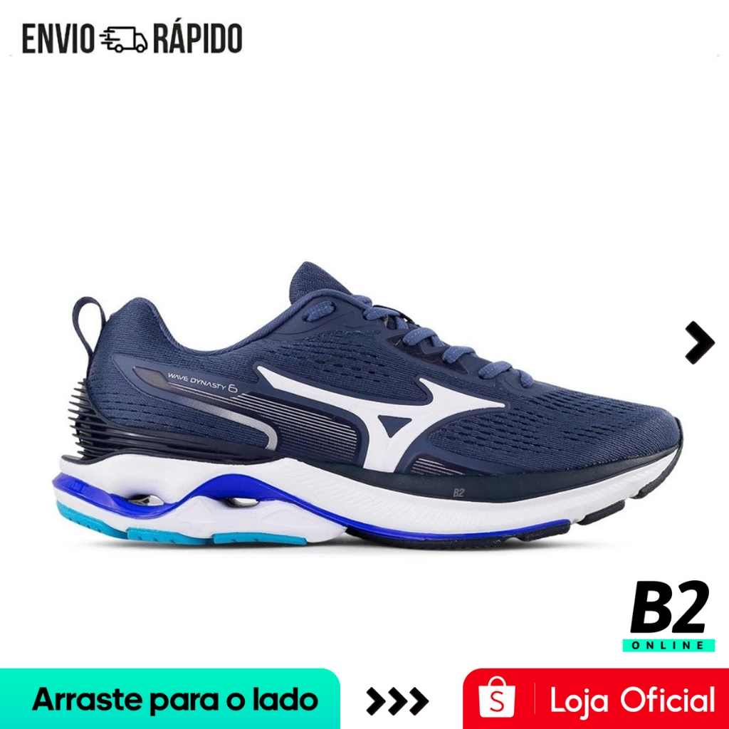 Tênis Mizuno Wave Dynasty 6 Masculino 100% Original Com Nota Fiscal e Garantia