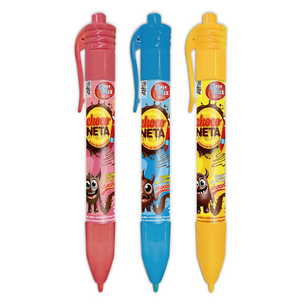 CHOCO NETA DISPLAY C/ 30 UNIDADES - SABOR CHOCOLATE