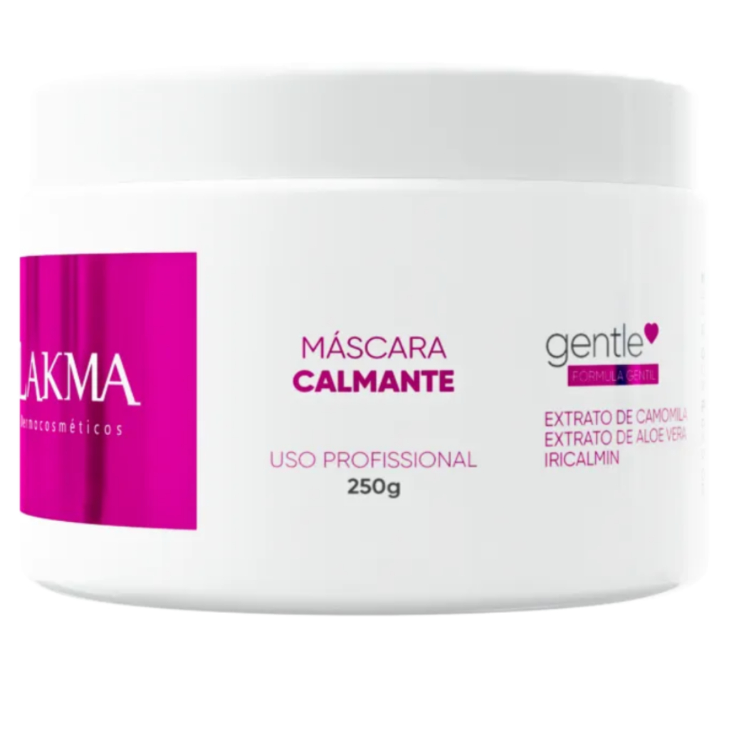 Máscara Calmante Lakma 250g Tratamento Facial Eficaz para Peles Irritadas