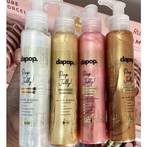 Geleia Corporal Iluminadora Pop Jelly - Dapop em Oferta na Shopee