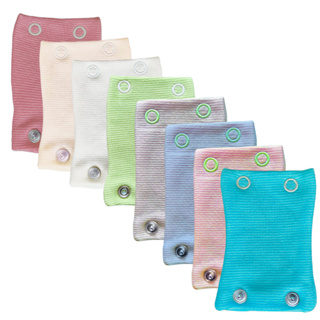 kit 8 extensor alongador de body bebê 2 botões prolongador de bory em Oferta na Shopee