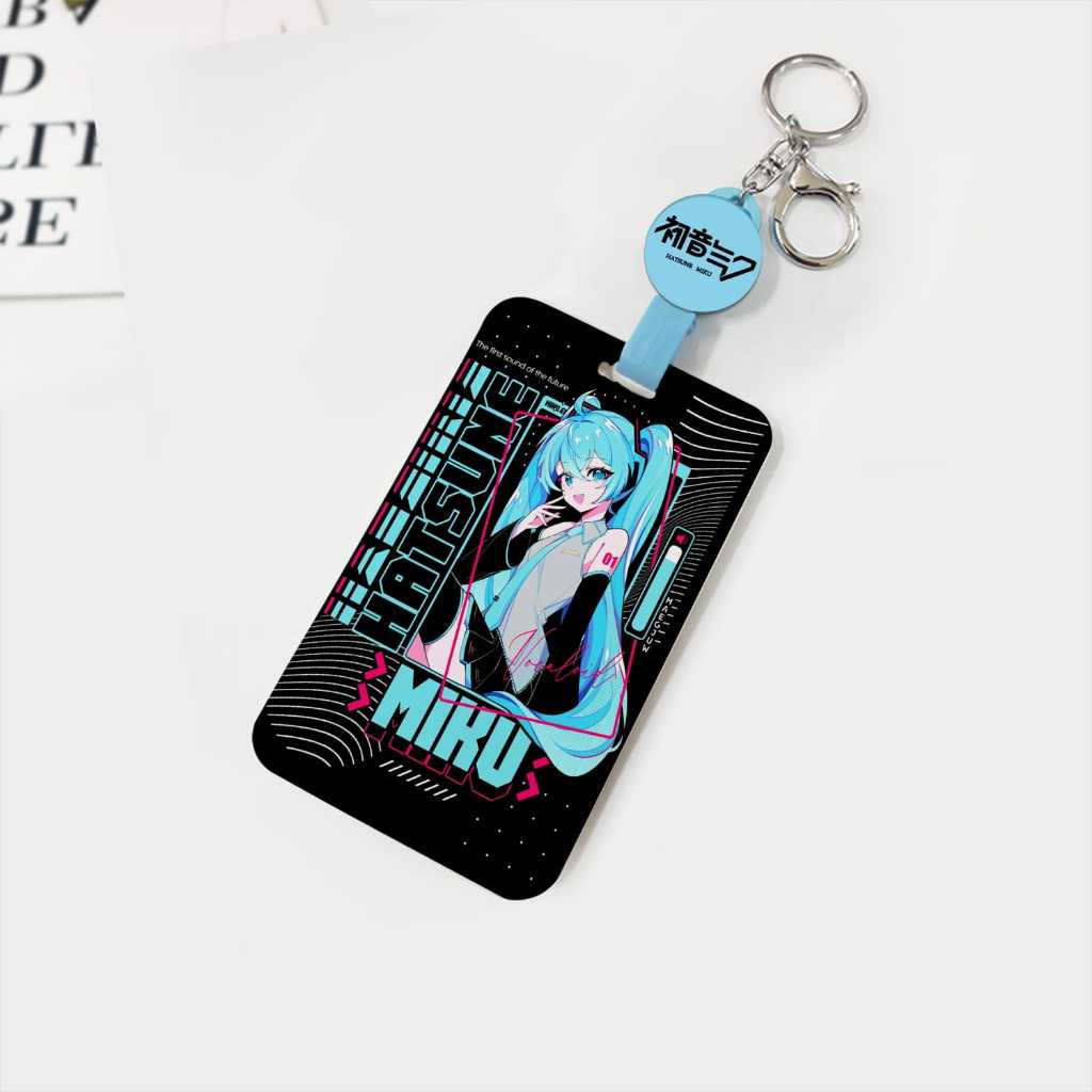 Chaveiro  Porta Crachá ,Cartao Bilhete Unico de Hatsune Miku em Oferta na Shopee