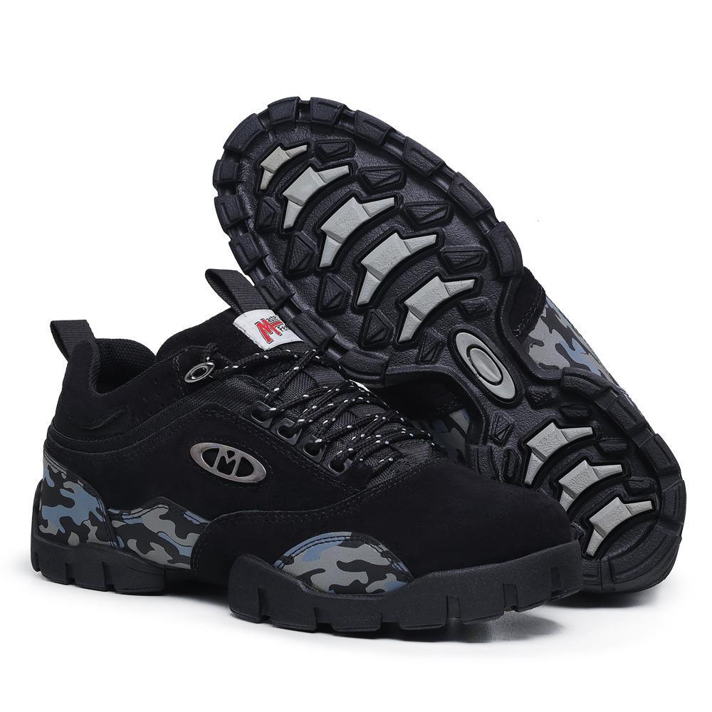 Detalhes do Tênis Masterfeet Adventure Preto Camuflado