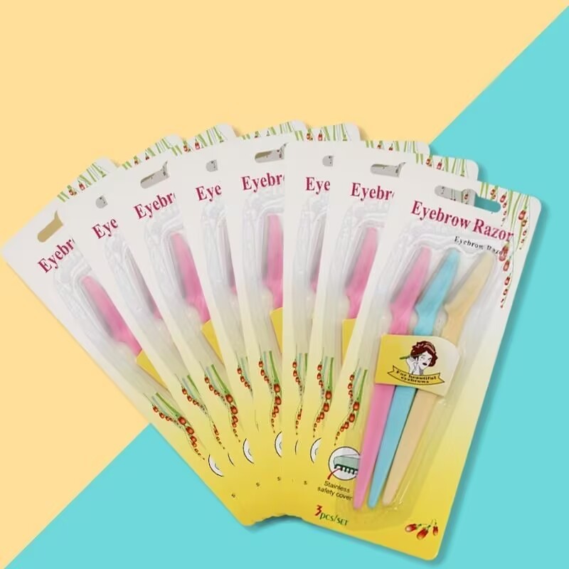 Kit 3 Lâmina de Sobrancelha e Rosto Para depilação em Oferta na Shopee