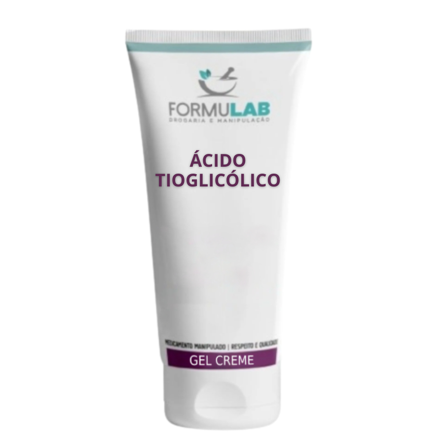 Ácido Tioglicólico 5% - Gel creme 60 gramas