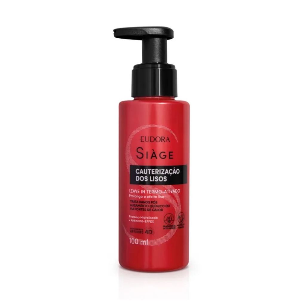 Leave-in Finalizador Liso Intenso Siage 100ml Eudora em Oferta na Shopee