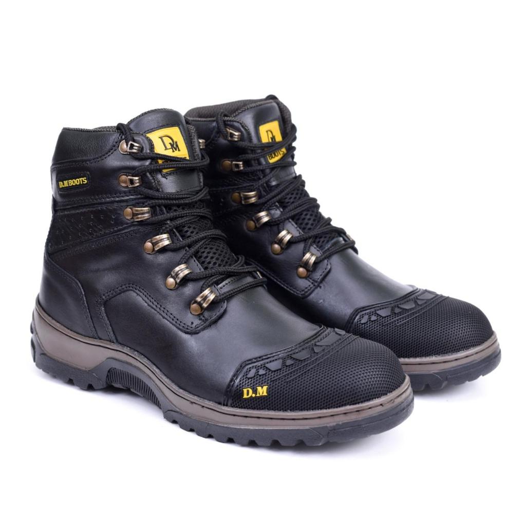 Coturno Bota Militar Motoqueiro Adventure Masculino Tático De Couro Legitimo Reforçado Leve Macio Envio Imediato