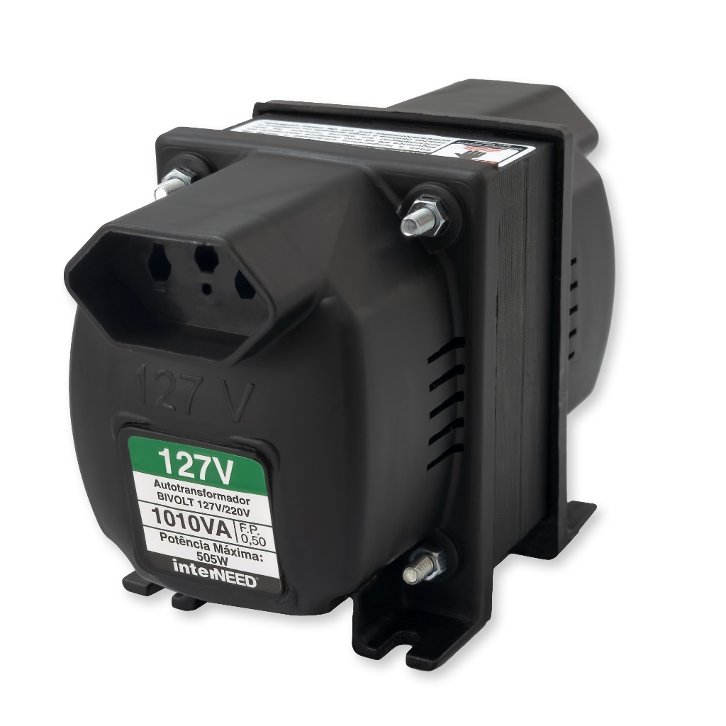 Auto Transformador De Voltagem Bivolt 1010va(1050/1000) 110v 220v Flexvolt Trafo invesor