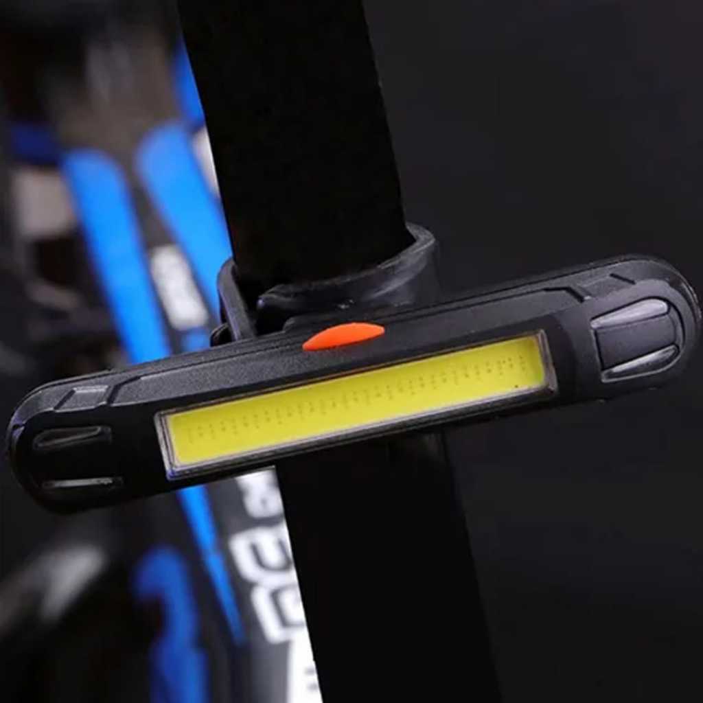 Led Sinalizador Traseiro Lanterna 100 Lumens para Bike Ciclismo Noturno