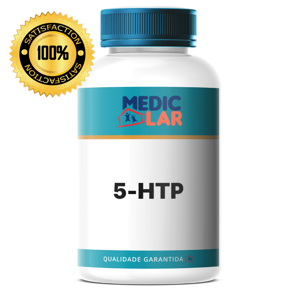 5 HTP 100mg Com Laudo de Autênticidade e Eficacia - 60 ou 120 Cápsulas em Oferta na Shopee