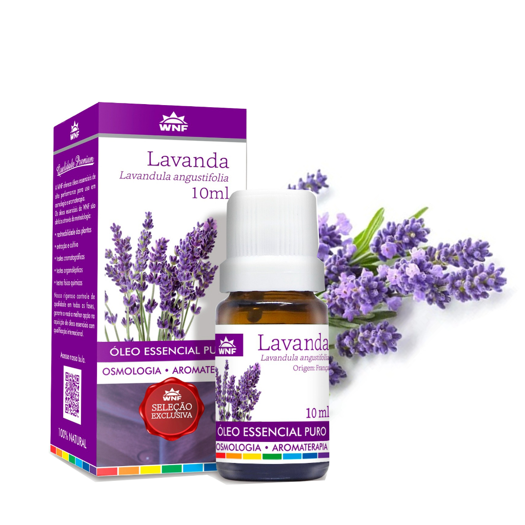Óleo Essencial Puro Lavanda WNF 100% Original - 10ml