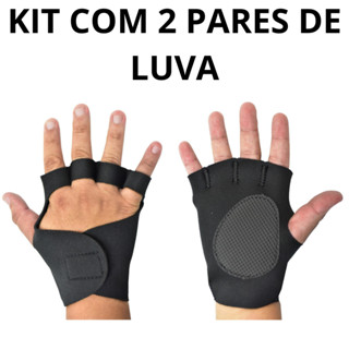 KIT 2 Pares De Luva Para Academia Neoprene Treino Musculação Crosfit Feminina Masculina Oferta PRONTO ENTREGA em Oferta na Shopee