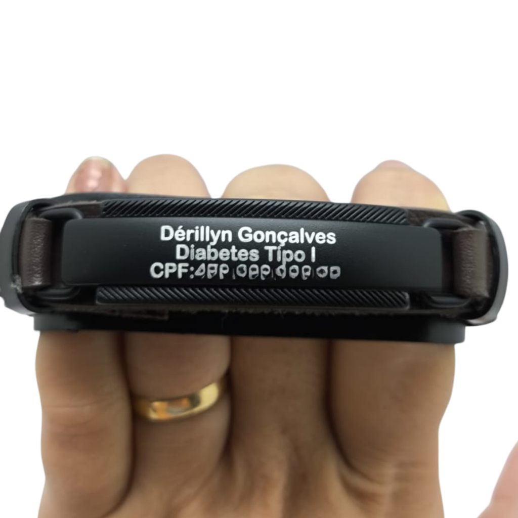 Pulseira Personalizada de Couro Sintético em Oferta na Shopee