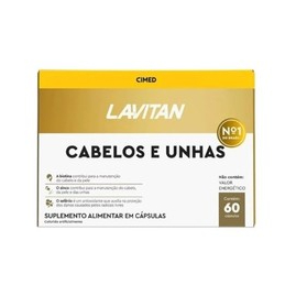 Lavitan Hair Cabelos e Unhas com 60 cápsulas Cimed