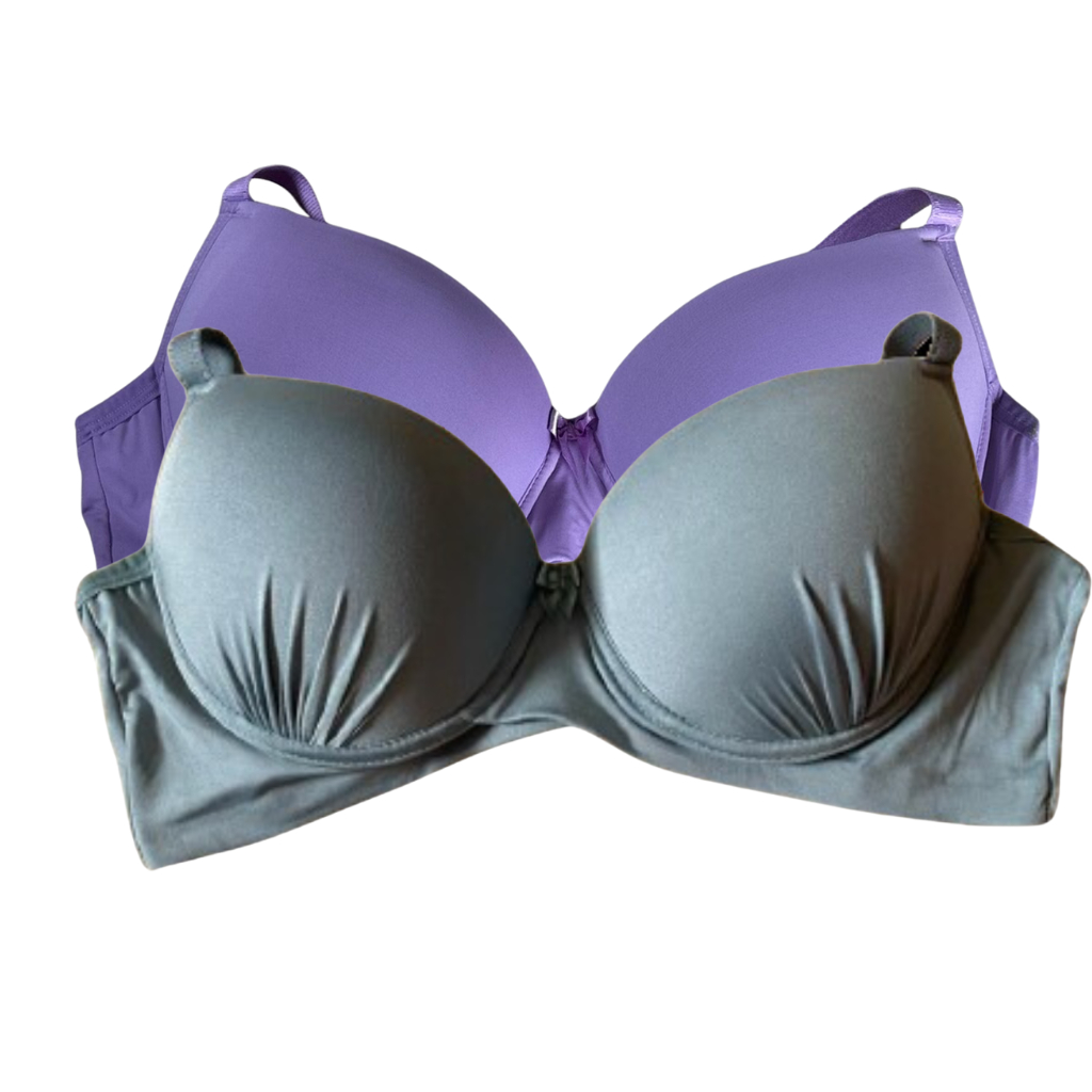 Kit 2 Sutiãs Plus Size Conforto Reforçado Base Cruzada Premium em Oferta na Shopee