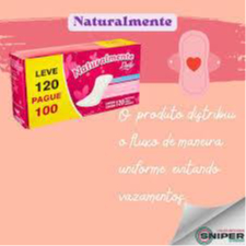 Naturalmente Protetor diario suave e macia 120 unidades em Oferta na Shopee