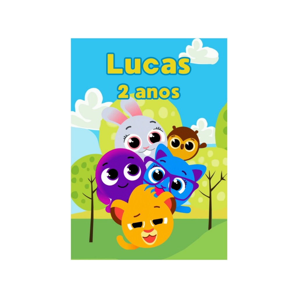 Livro de colorir personalizado Bolofofos Lembrancinha Aniversário