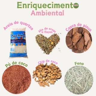 Itens básicos Enriquecimento ambiental, hamster, Gerbil, areia quartzo, pó de coco em Oferta na Shopee