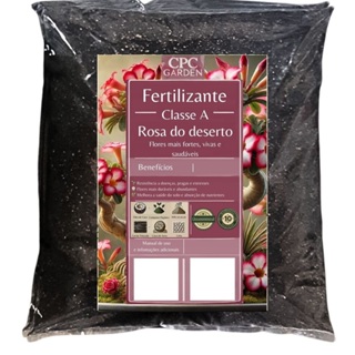Fertilizante Organomineral Classe A CPC Garden Rosa do deserto em Oferta na Shopee