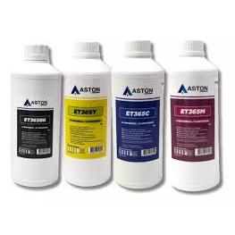 Kit Com 4 Tintas Aston Impressoras Recarga Cmyk 1 Litro Cada Aston L3150 544 / 504 Para Impressora Epson