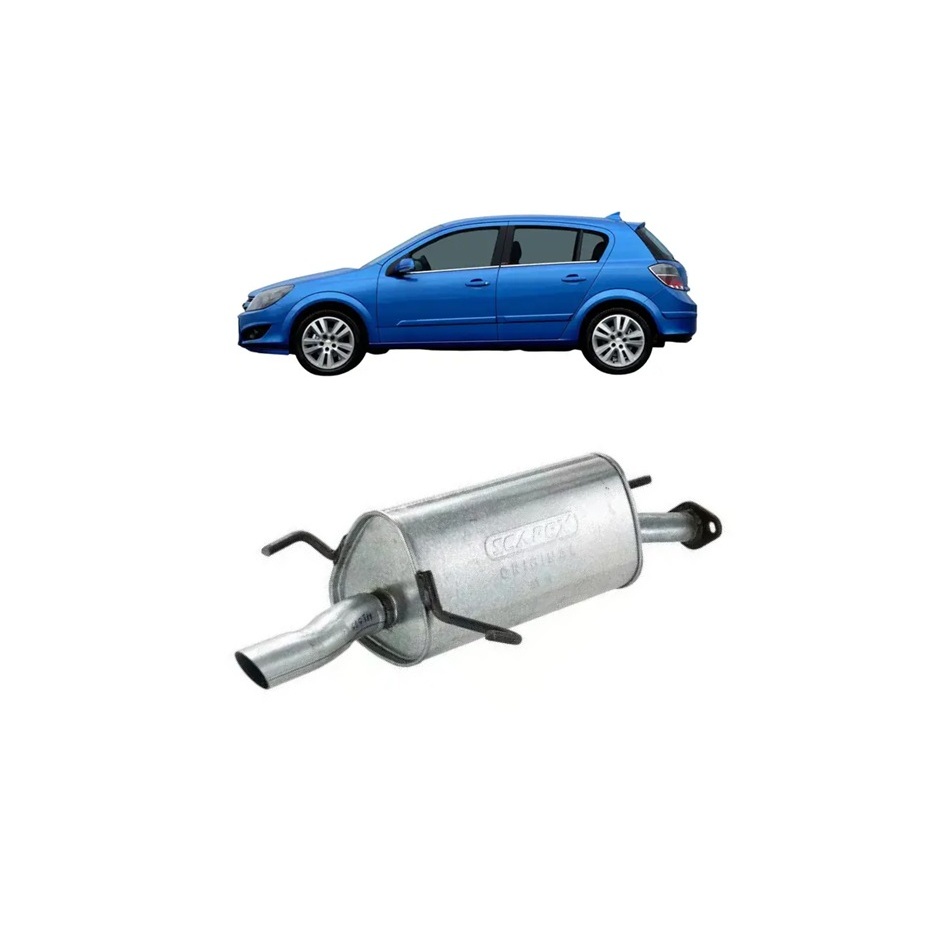 Escapamento Silencioso Traseiro Vectra GT 2008 2009