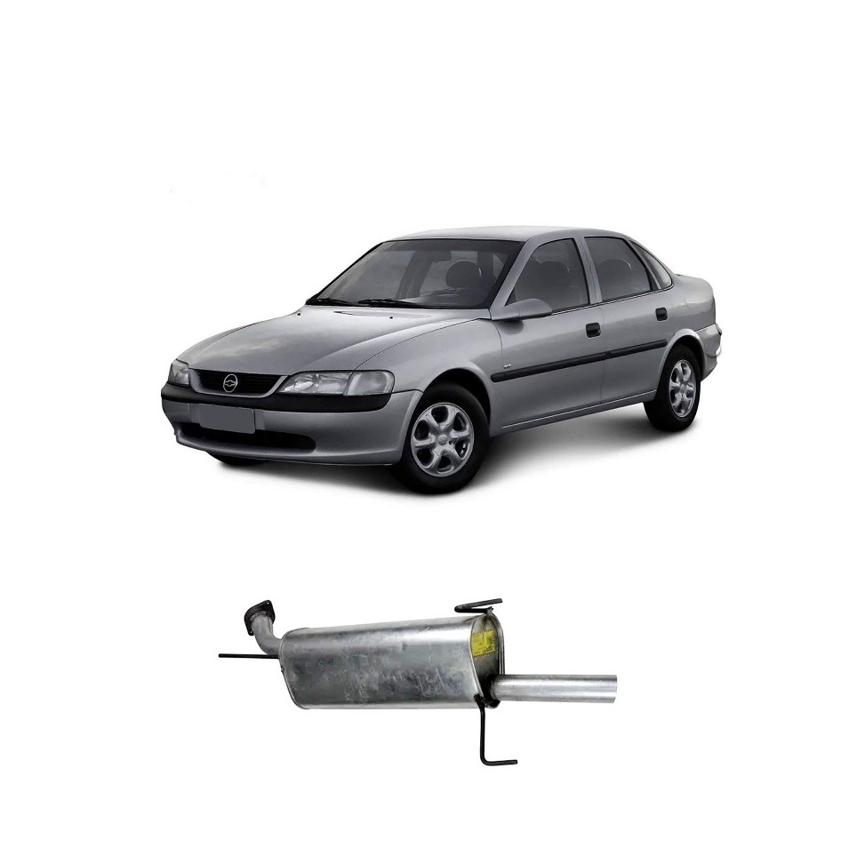 Escapamento Silencioso Traseiro Vectra 2.2 2000 2001 2002