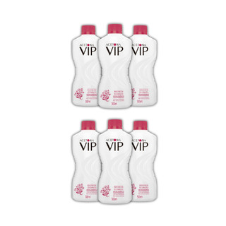 Kit com 6 unidade  Acetona Vip - Removedor de Esmaltes 500ml Hiporalergênico Profissional