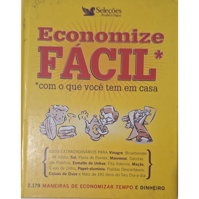 (Veja o vídeo) - Livros USADOS: Economize Fácil Com o que Você Tem em Casa - Seleções Reader's Digest