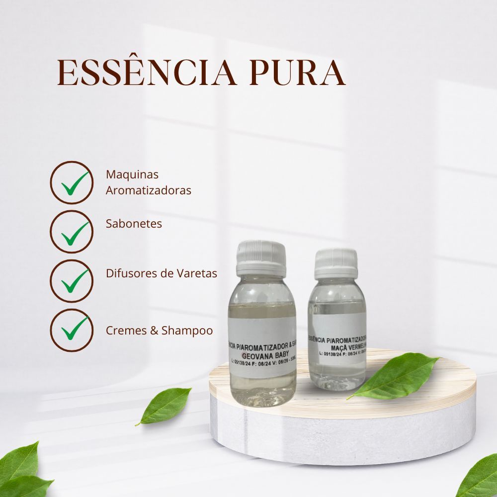 Essência Pura Leite de Cabra Para Aromatizador de Ambiente, Home Spray e Sabonetes - 50ml
