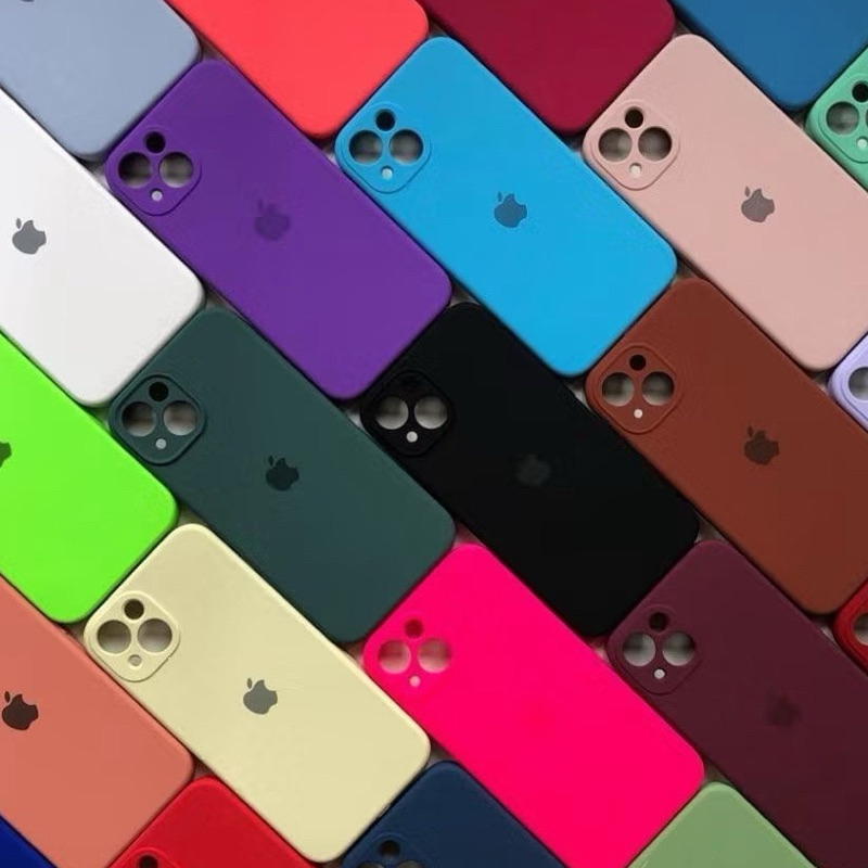 Capa Capinha Silicone Com Aveludado Proteção De Câmera Alto qualidade For IPhone 14 14 Pro 14ProMax em Oferta na Shopee