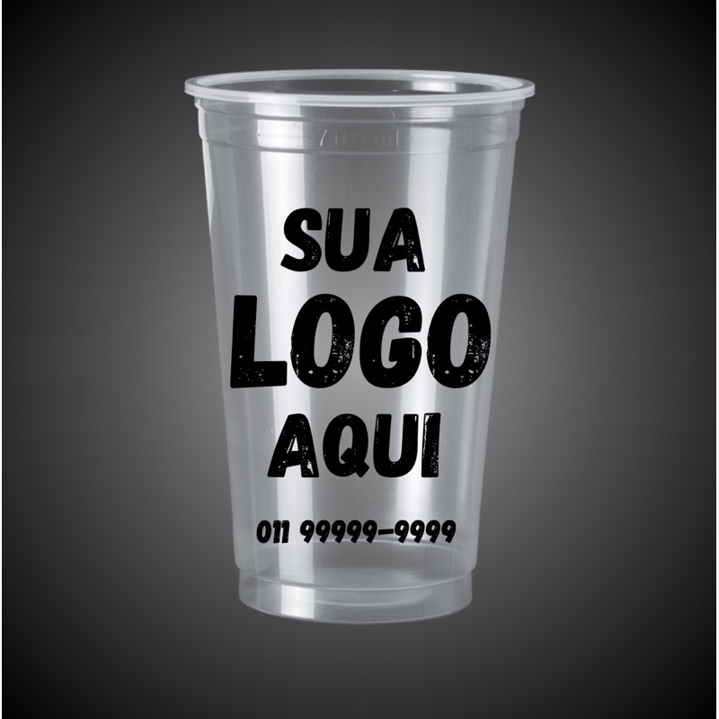 Kit Copos para Festa e Eventos Personalizados 300ml 400ml 500ml e 700ml